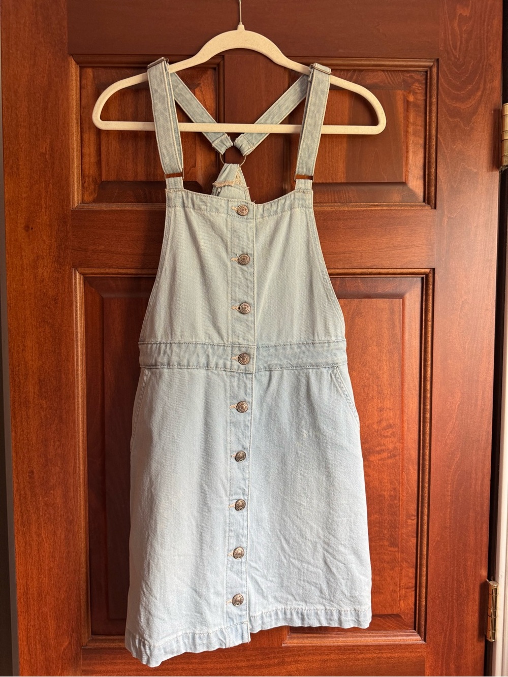 American Eagle Outfitters Light Blue Denim Dress